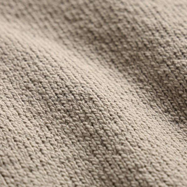 Stretch Cotton Crew Sweater in Taupe | James Perse Los Angeles