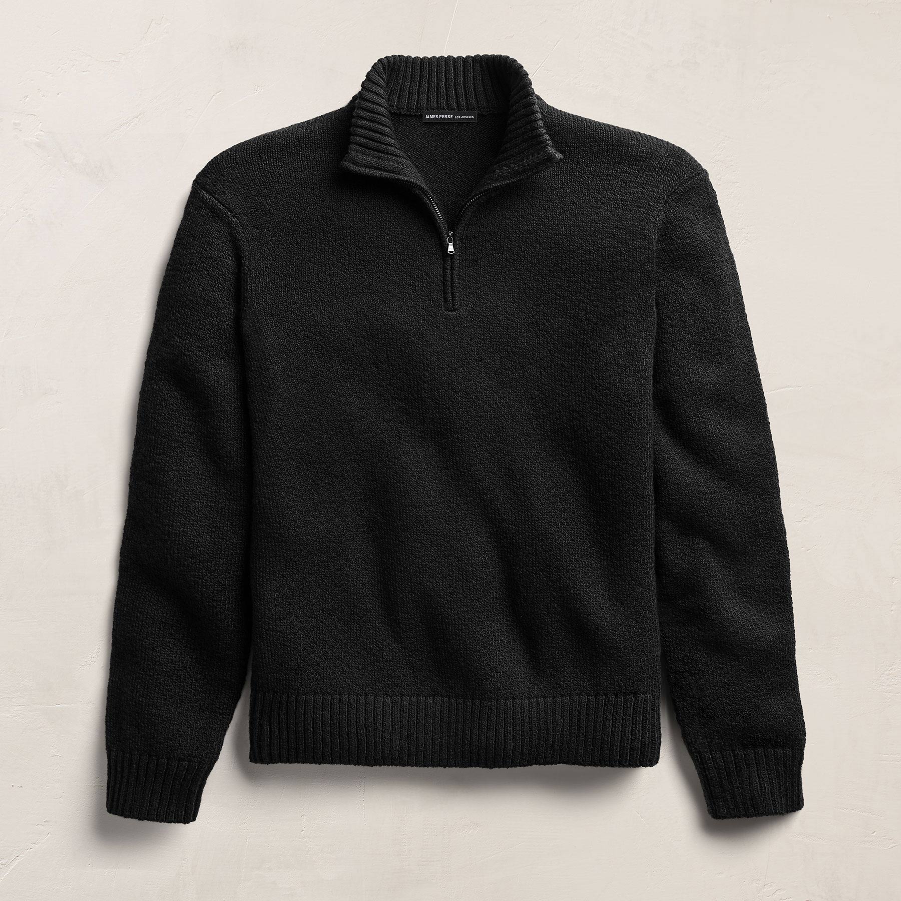 Ultrafine Cashmere Crew in Black | James Perse Los Angeles
