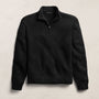 Stretch Cotton Knit Pullover in Black | James Perse Los Angeles