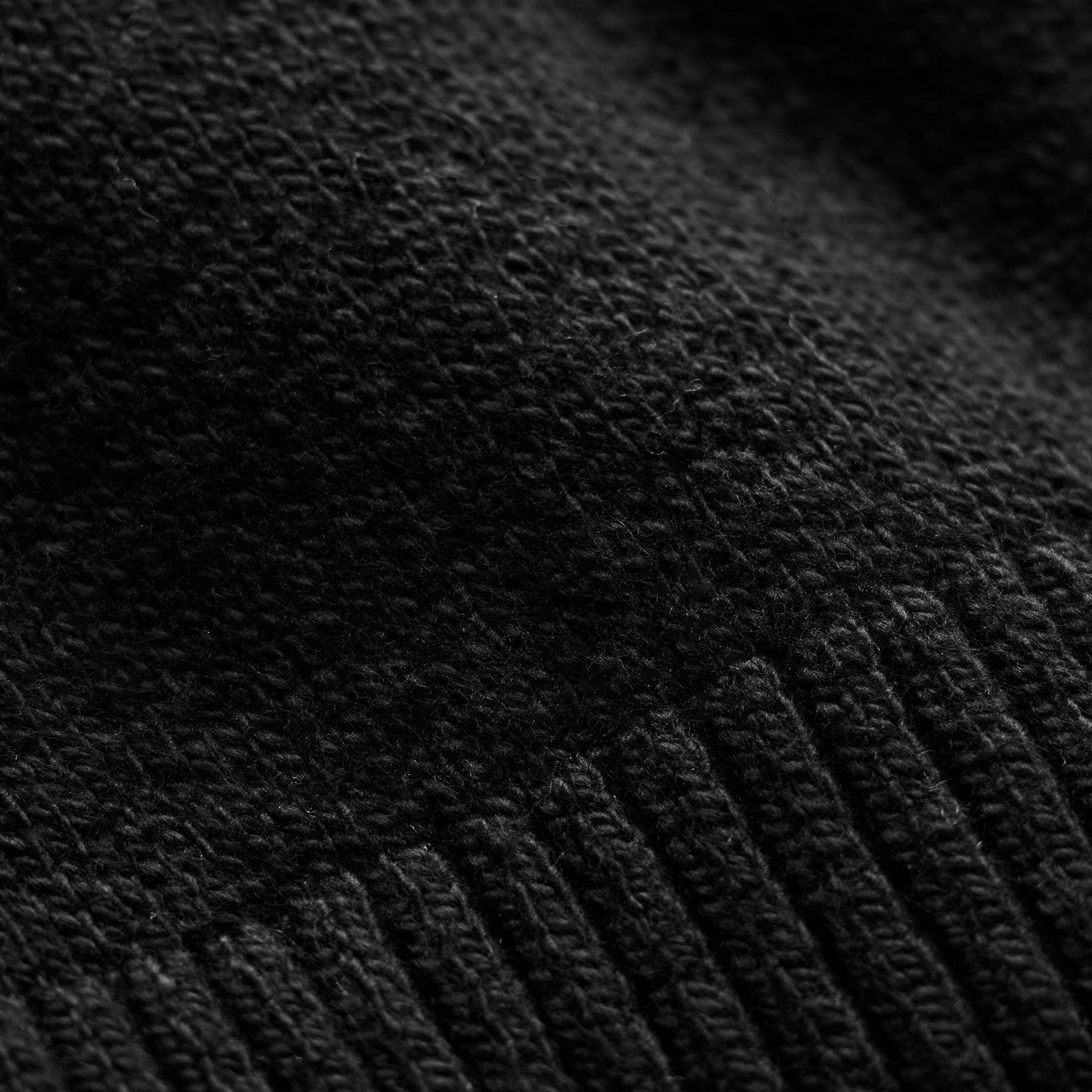 Stretch Cotton Knit Pullover in Black | James Perse Los Angeles
