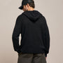 Stretch Cotton Hoodie in Black | James Perse Los Angeles