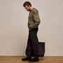 Stretch Cotton Hoodie in Light Olive | James Perse Los Angeles