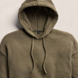 Stretch Cotton Hoodie in Light Olive | James Perse Los Angeles