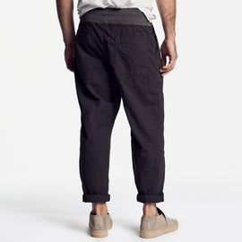 Mixed Media Poplin Pant in Carbon | James Perse Los Angeles