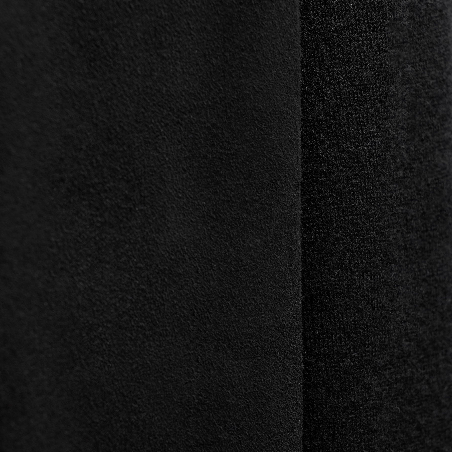 Ultrafine Cashmere Suede Front Zip Cardigan in Black | James Perse Los Angeles