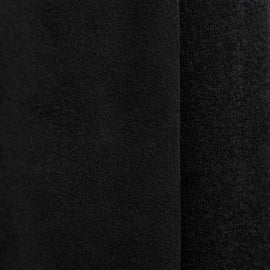 Ultrafine Cashmere Suede Front Zip Cardigan in Black | James Perse Los Angeles