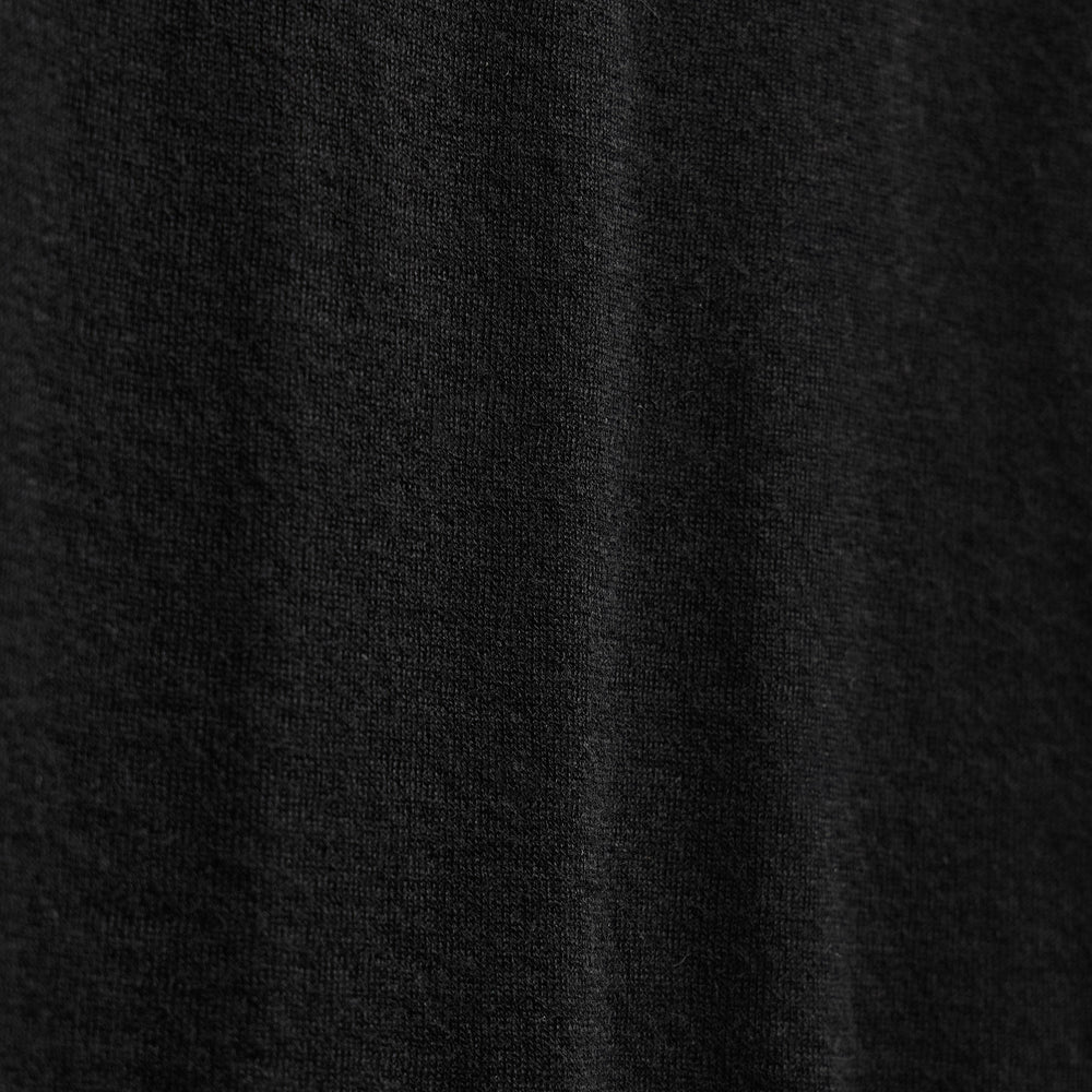Lightweight Fine Gauge Cashmere Crew in Black | James Perse Los Angeles