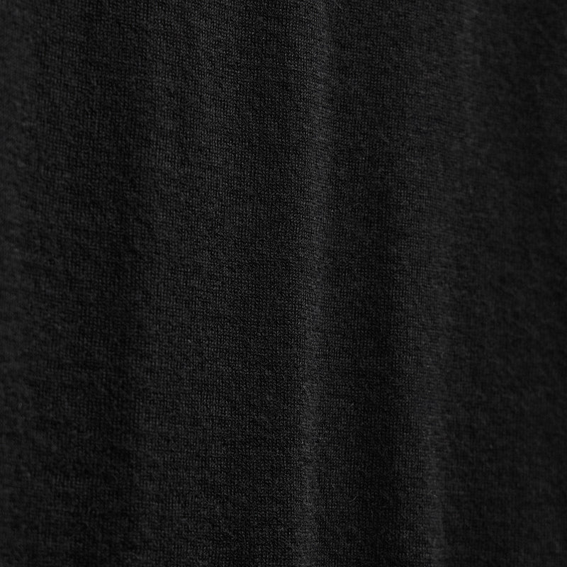 Lightweight Fine Gauge Cashmere Crew in Black | James Perse Los Angeles