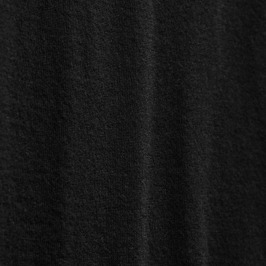 Lightweight Fine Gauge Cashmere Crew in Black | James Perse Los Angeles