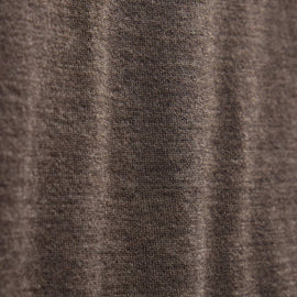 Lightweight Fine Gauge Cashmere Crew in Dusty Brown | James Perse Los Angeles