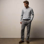 Ultrafine Cashmere Crew in Grey Glacier | James Perse Los Angeles