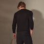 Lightweight Fine Gauge Cashmere Polo in Black | James Perse Los Angeles