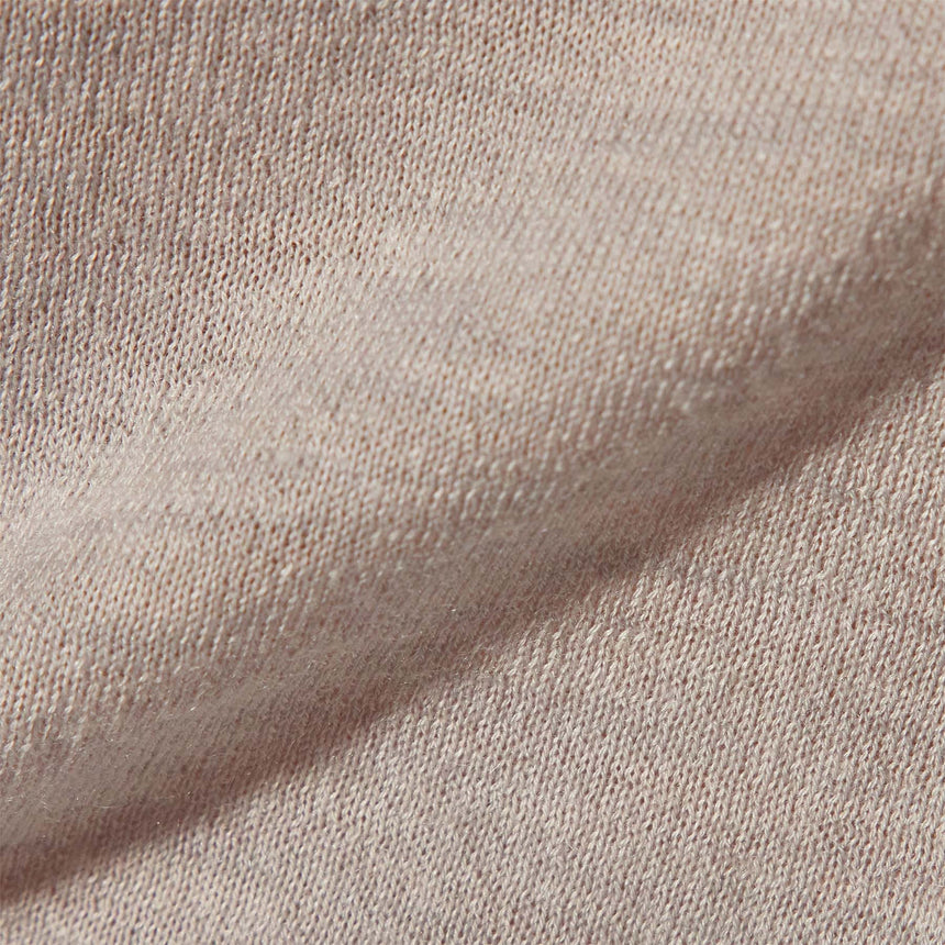Lightweight Fine Gauge Cashmere Polo in Stone | James Perse Los Angeles