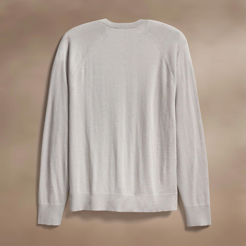 Ultra Fine Cshmr Raglan Crew in Concrete | James Perse Los Angeles