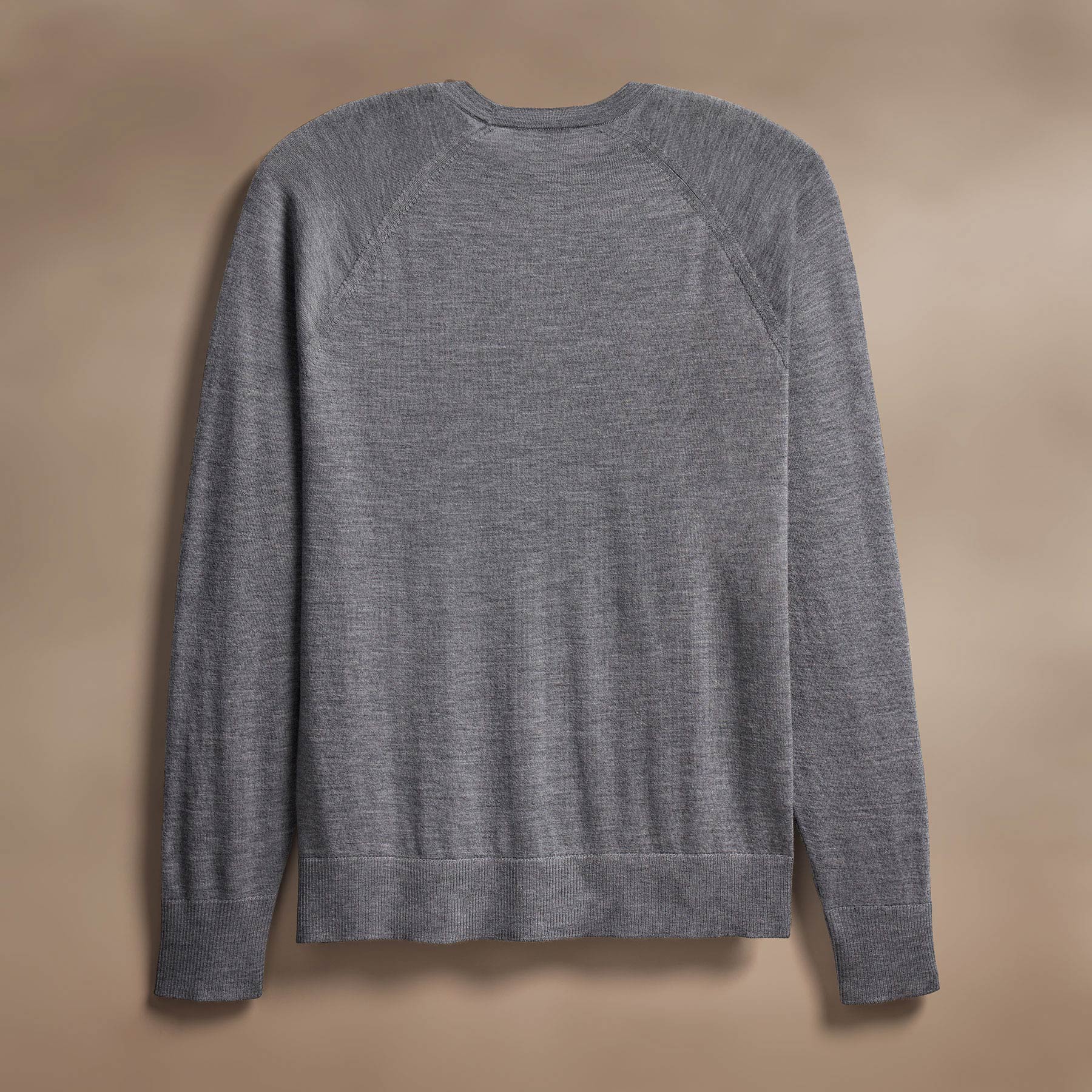 Ultra Fine Cshmr Raglan Crew in Flannel | James Perse Los Angeles