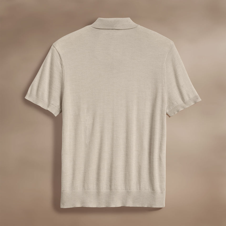 Ultrafine Cashmere Polo in Balsa | James Perse Los Angeles