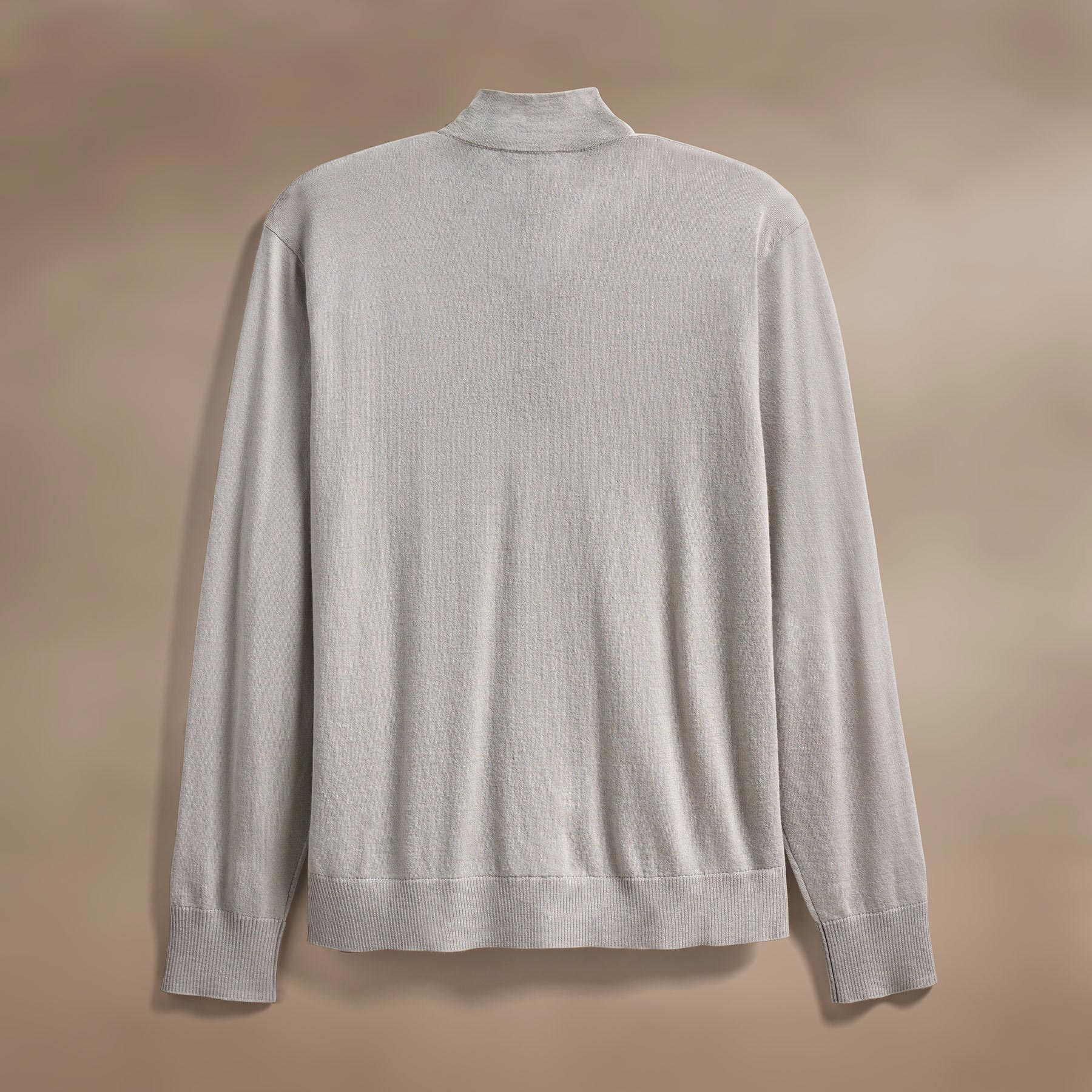 Ultrafine Cashmere Half Zip - Concrete | James Perse Los Angeles