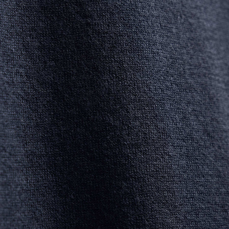 Ultra Fine Cashmere Half Zip in Dark Navy | James Perse Los Angeles