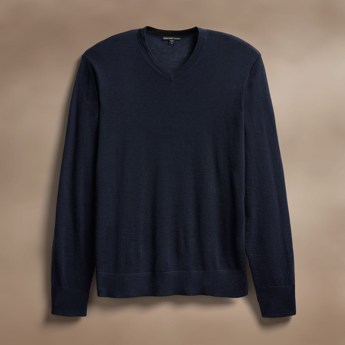 Ultra Fine Cshmr VinNeck Sweater in Dark Navy | James Perse Los Angeles