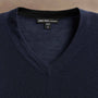 Ultra Fine Cshmr VinNeck Sweater in Dark Navy | James Perse Los Angeles
