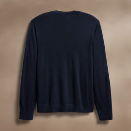 Ultra Fine Cshmr VinNeck Sweater in Dark Navy | James Perse Los Angeles