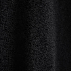 Ultra Fine Cashmere Open Polo in Black | James Perse Los Angeles