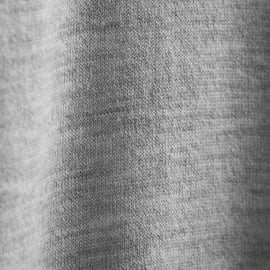 Ultra Fine Cashmere Open Polo in Light Heather Grey | James Perse Los Angeles