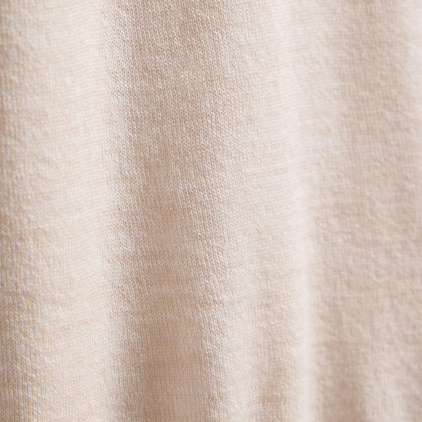 Ultra Fine Cashmere Tpd Crew Neck in Balsa/Ivory | James Perse Los Angeles