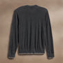 Ultra Fine Cashmere Tpd Crew Neck in Coal/Light Heather Grey | James Perse Los Angeles