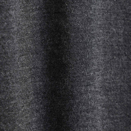 Ultra Fine Cashmere Tipped Polo in Coal/Light Heather Grey | James Perse Los Angeles