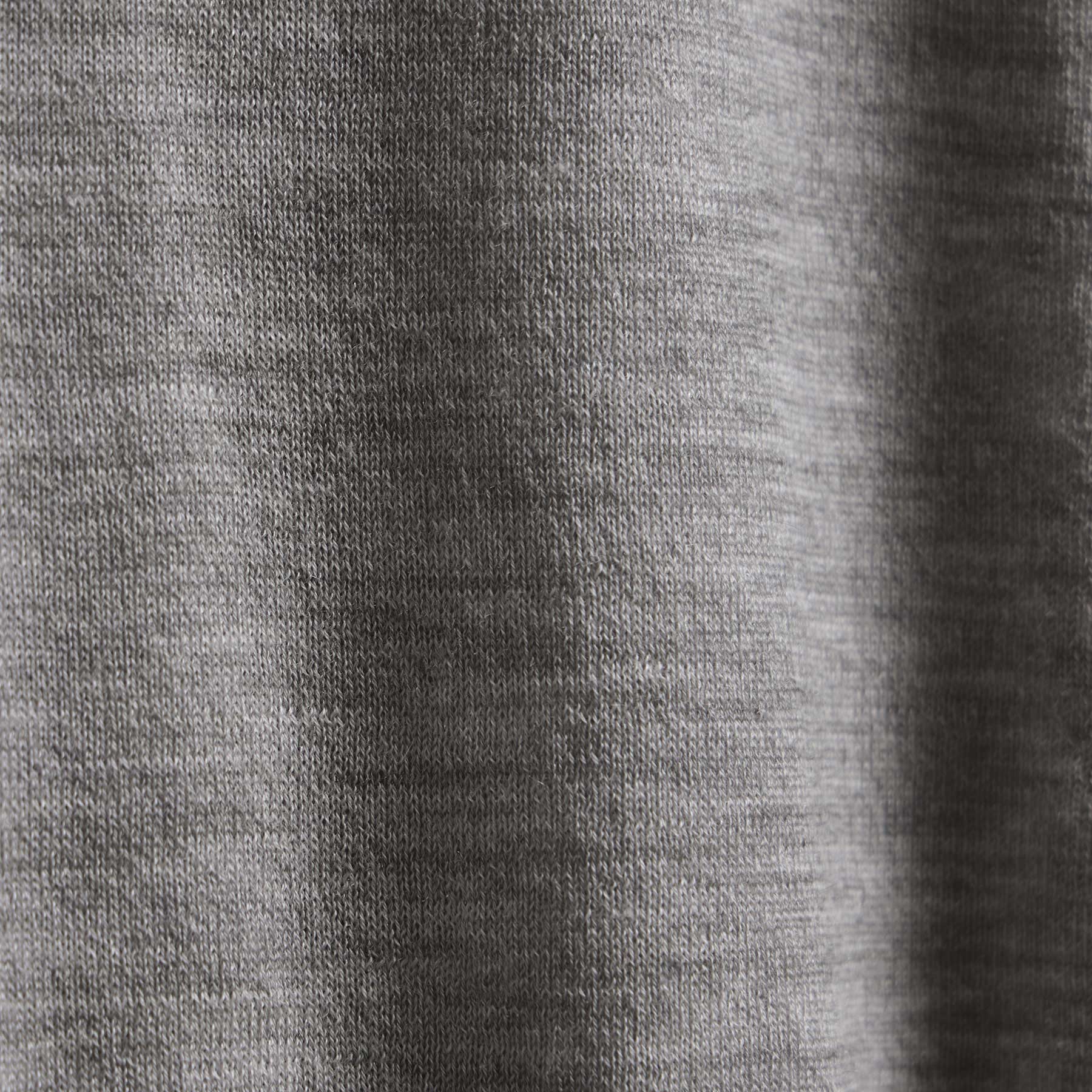 Ultrafine Cashmere Tipped Polo in Light Heather Grey/Coal | James Perse Los Angeles