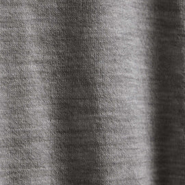 Ultrafine Cashmere Tipped Polo in Light Heather Grey/Coal | James Perse Los Angeles