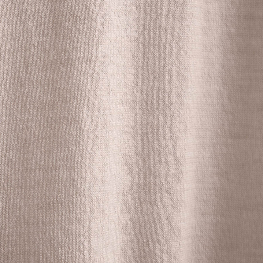 Ultra Fine Cshmr Tpd Open Polo in Balsa/Ivory | James Perse Los Angeles