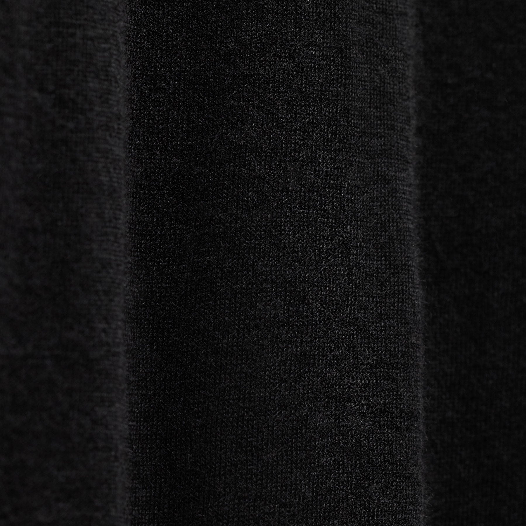 Ultrafine Cashmere Tipped Crew in Black/Charcoal | James Perse Los Angeles