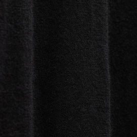 Ultrafine Cashmere Tipped Crew in Black/Charcoal | James Perse Los Angeles