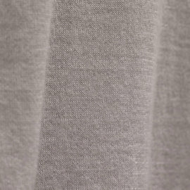 Ultrafine Cashmere Tipped Crew in Fog/Charcoal | James Perse Los Angeles