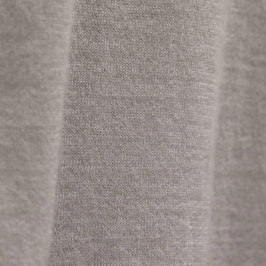 Ultrafine Cashmere Tipped Crew in Fog/Charcoal | James Perse Los Angeles