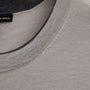 Ultrafine Cashmere Tipped Crew in Fog/Charcoal | James Perse Los Angeles