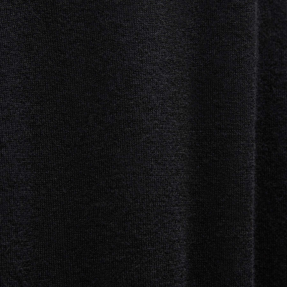 Ultrafine Cashmere Tipped Polo in Black/Charcoal | James Perse Los Angeles