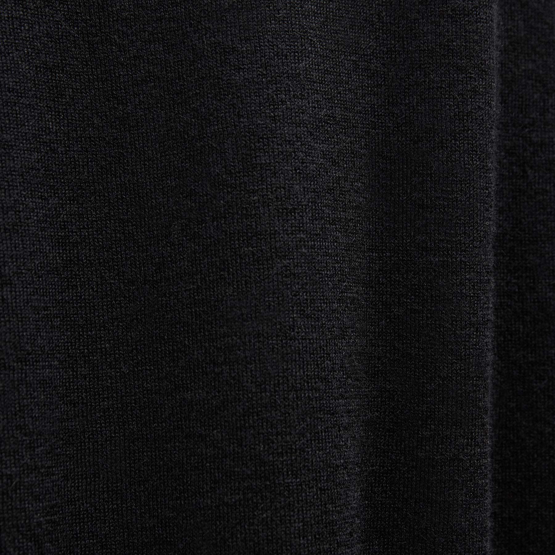 Ultrafine Cashmere Tipped Polo in Black/Charcoal | James Perse Los Angeles