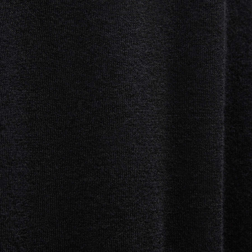 Ultrafine Cashmere Tipped Polo in Black/Charcoal | James Perse Los Angeles