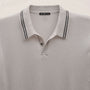 Ultrafine Cashmere Tipped Polo in Fog/Charcoal | James Perse Los Angeles