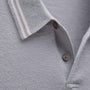 Ultrafine Cashmere Tipped Polo in Ore/Fog | James Perse Los Angeles