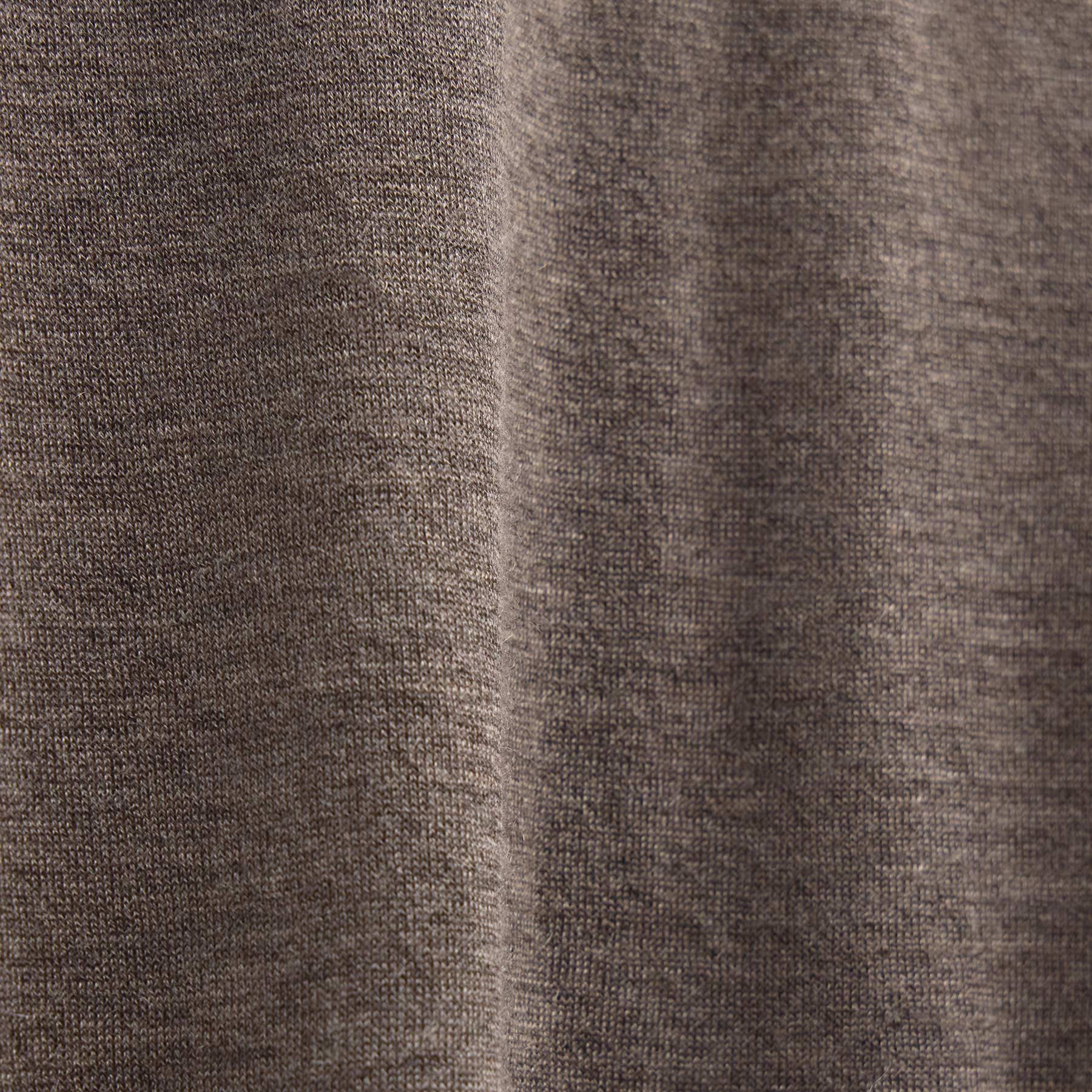 Feather Cashmere Long Sleeve Polo in Dusty Brown | James Perse Los Angeles