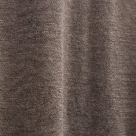 Feather Cashmere Long Sleeve Polo in Dusty Brown | James Perse Los Angeles