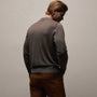 Feather Cashmere Long Sleeve Polo in Dusty Brown | James Perse Los Angeles