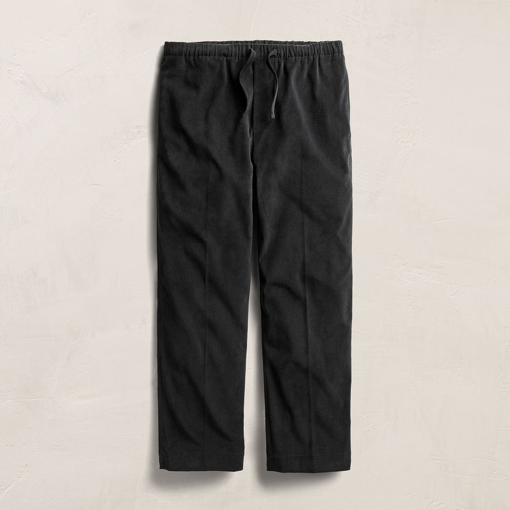 Ultra Soft Stretch Twl Trouser in Black | James Perse Los Angeles