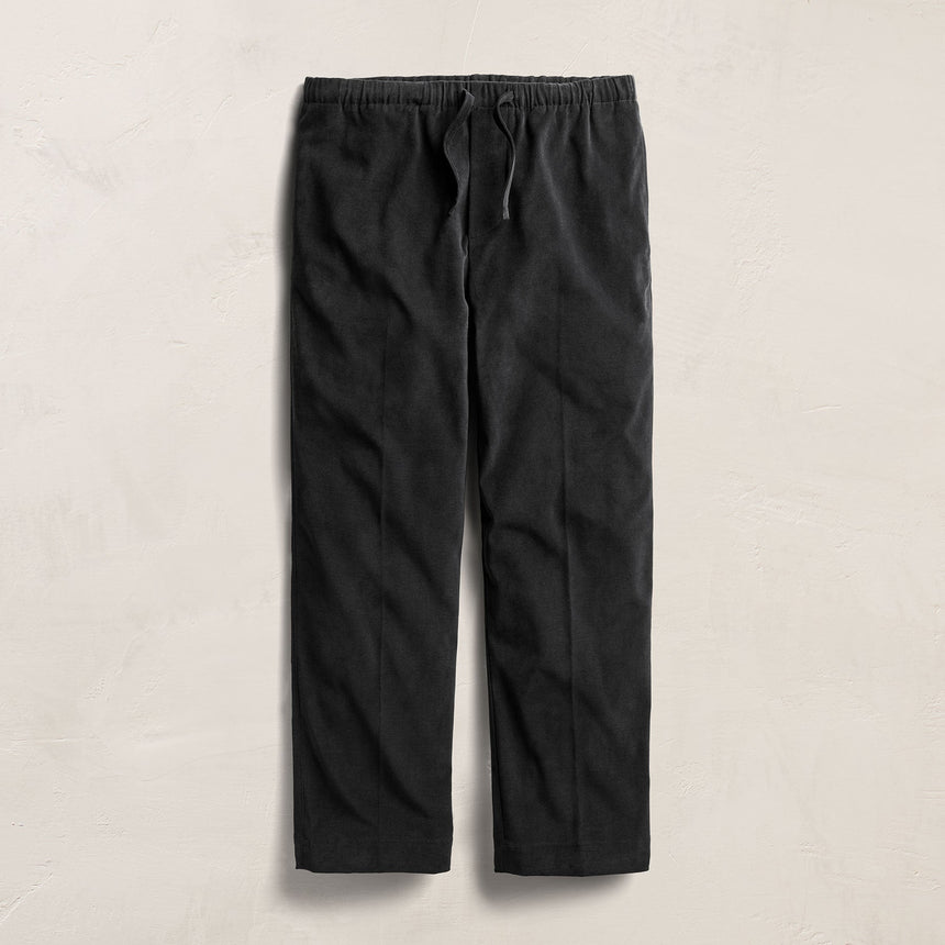Ultra Soft Stretch Twl Trouser in Black | James Perse Los Angeles