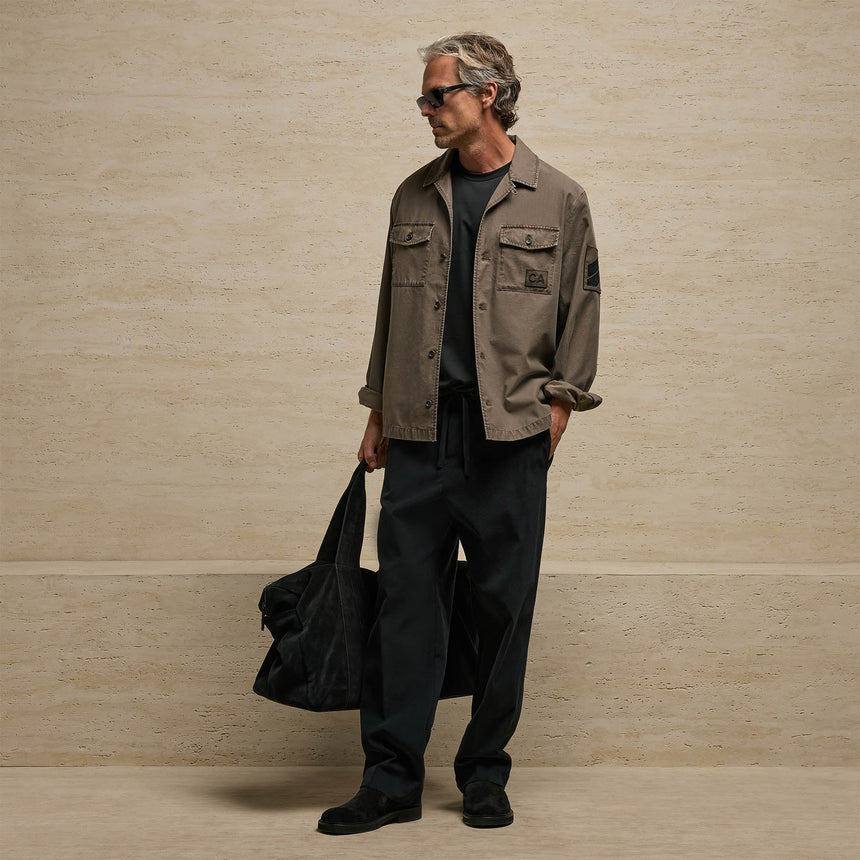 Ultra Soft Stretch Twl Trouser in Black | James Perse Los Angeles