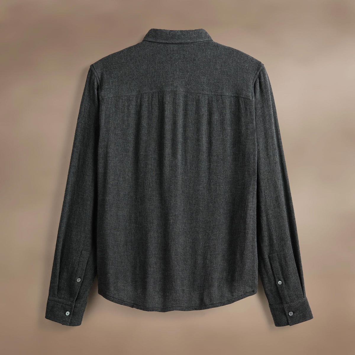 Solid Viscose Wool Shirting in Anthracite | James Perse Los Angeles